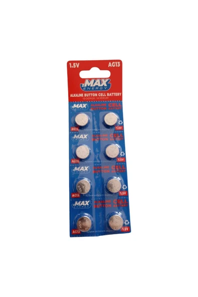 Zersan 8 Adet / Alkalıne Button Cell Battery / Ag13 / 1.5 V / ürün görseli 1