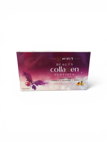 Haver Beauty Collagen Peptides 12 Gr x 30 Saşe- SKT: 09/2026 ürün görseli 1