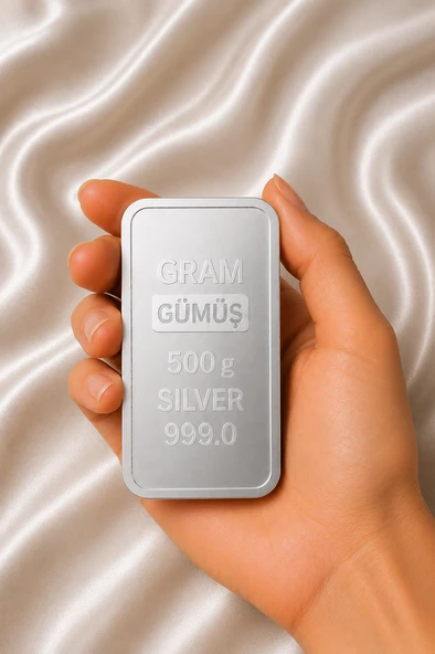 500 Gram Külçe Gümüş – Yatırımlık Gümüş ürün görseli 1