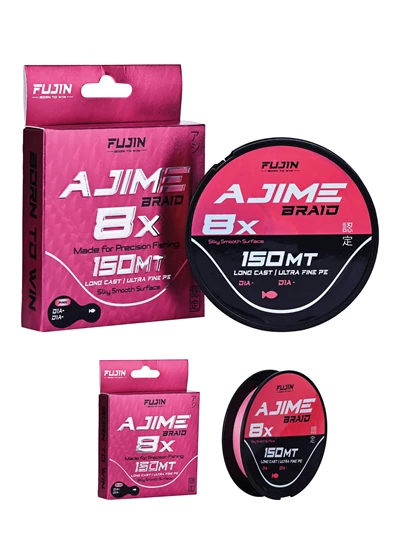Fujin Ajime Braid 8x 150m Pink LRF Örgü Misina  0.4 Pe - 0.10 mm - 7.6 kg ürün görseli 1