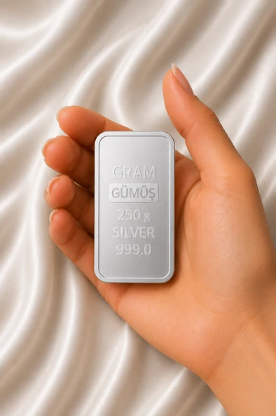 250 Gram Külçe Gümüş – Yatırımlık Gümüş ürün görseli 1