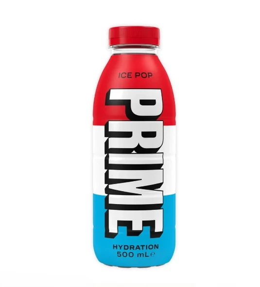 Prime Hydration Ice Pop 500 ml – Kiraz Misket Limonu ve Ahududu Aromalı Sporcu İçeceği ürün görseli 1