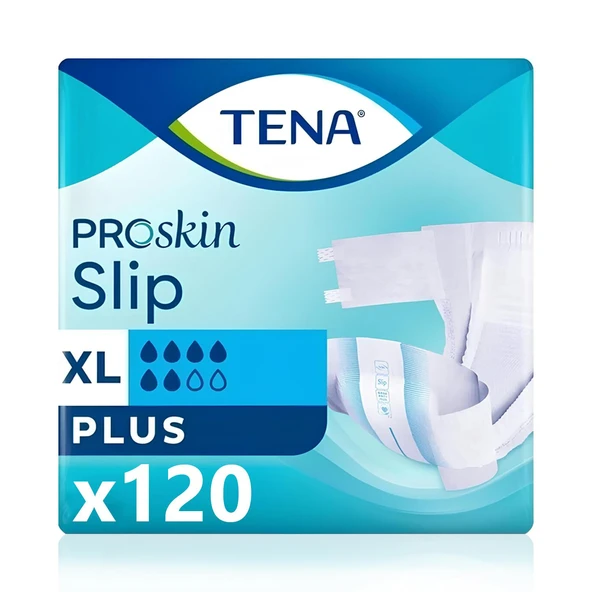 Tena Proskin Slip Plus Belbantlı Hasta Bezi XL-Extra Large Beden 120 Adet ürün görseli 1