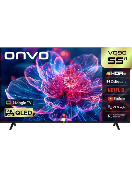 Onvo 55" Frameless UHD QLED Googletv ürün görseli 1
