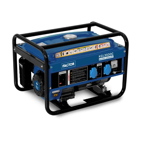# 2,8kW 220V İPLİ BENZİNLİ JENERATÖR - FACTOR ürün görseli 1
