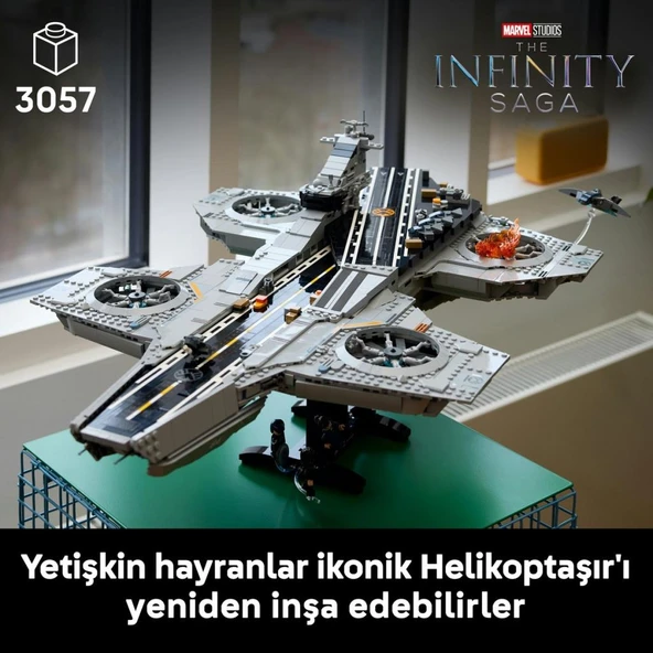 LEGO 76354 Marvel S.H.I.E.L.D. Helikoptaşır - Resim 5