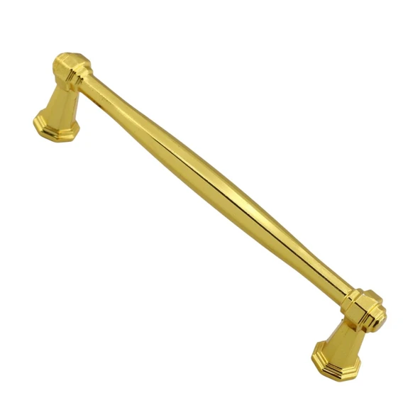 Çekmece Dolap Kulpu 128 Mm-12.8 Cm Düz Gold Metal Mobilya Mutfak Dolabı Kulpları Kulbu Kulpu ürün görseli 1