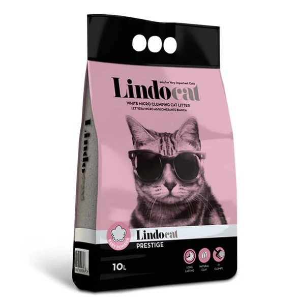 Lindocat Prestige Bebek Pudralı Kedi Kumu 10 Lt ürün görseli 1