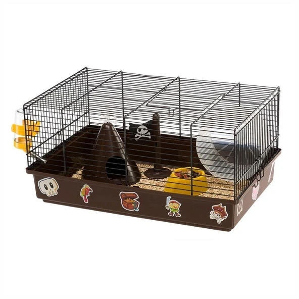 Ferplast Criceti 9 Beyaz Demirli Hamster Kafesi 46x29x23 cm ürün görseli 1