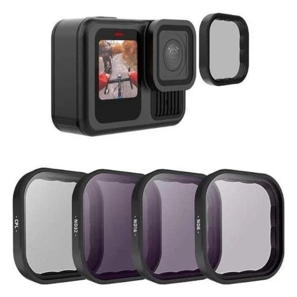 Telesin Gopro Hero 13 Cpl/nd8/16/32 Filtre Seti (S5-Flt-13-Tgp) ürün görseli 1