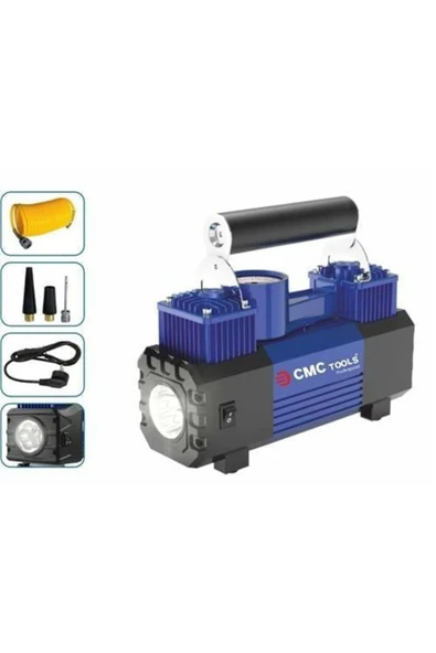 CMC 6867 HAVA KOMPRESÖRÜ ÇİFT PİSTON FİŞ GİRİŞLİ ürün görseli 1
