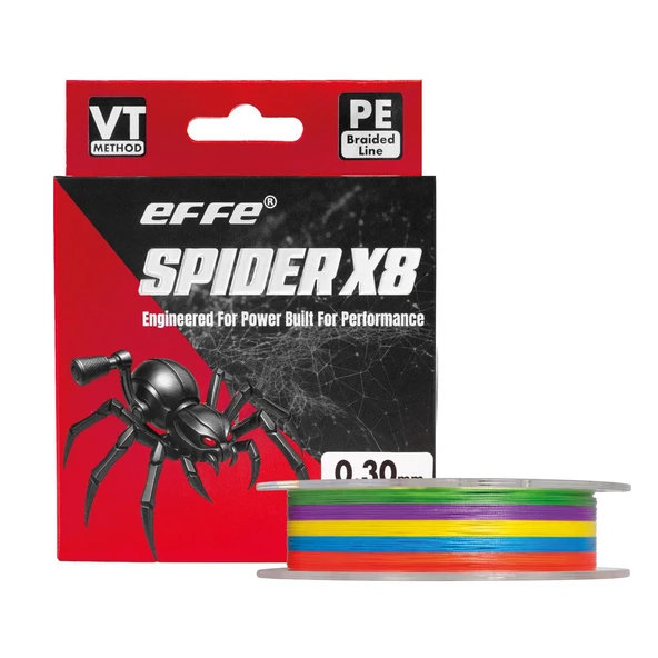 Effe Spider Multicolor 300m İp - Örgü Misina  0.16mm - 14.24kg ürün görseli 1