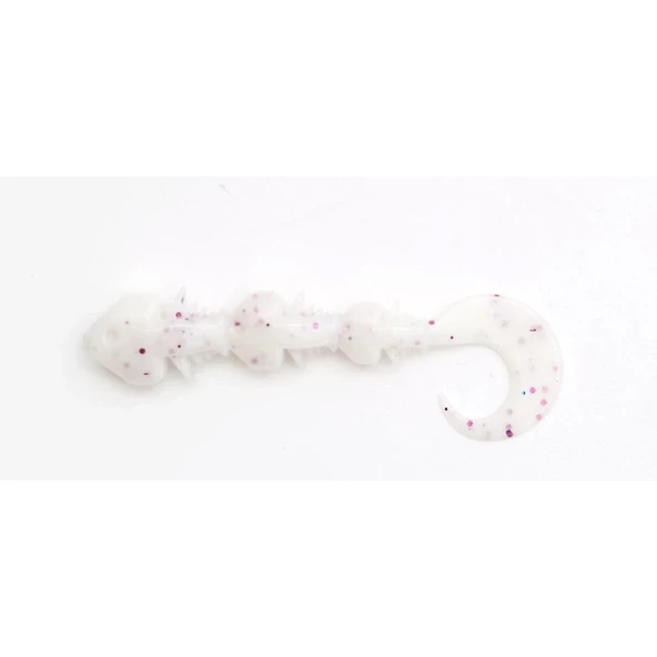 Fubelo Fubelorm 6cm 8 Adet LRF Silikonu  White Glow ürün görseli 1