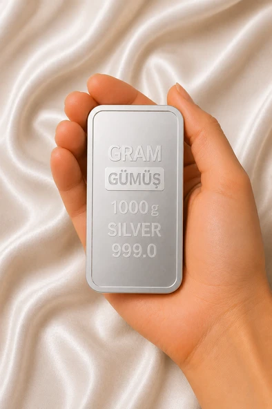 1000 Gram Külçe Gümüş – Yatırımlık Gümüş ürün görseli 1