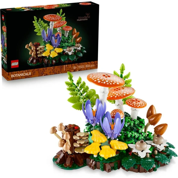 LEGO 11505  Botanicals Orman Mantarları ürün görseli 1