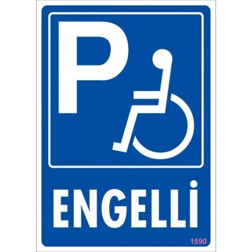 Pvc Levha quot;Engelliquot; 25*35 cm ürün görseli 1