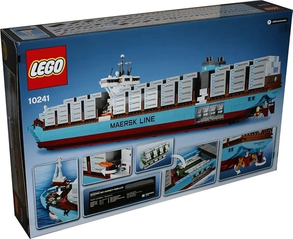 LEGO 10241 Creator Maersk Line Triple E Konteyner Ship / Konteyner Gemisi ürün görseli 1