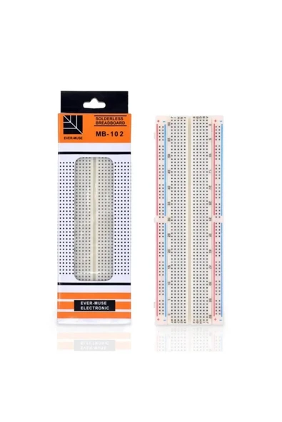 MB-102 Lehimsiz Breadboard Devre Kurulum Kartı 830 Nokta Arduino Uyumlu ürün görseli 1