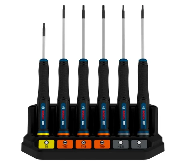 Bosch Profesyonel Hassas Tornavida Seti (TX/TH/H), 6 Parça Klemens Tornavida ürün görseli 1