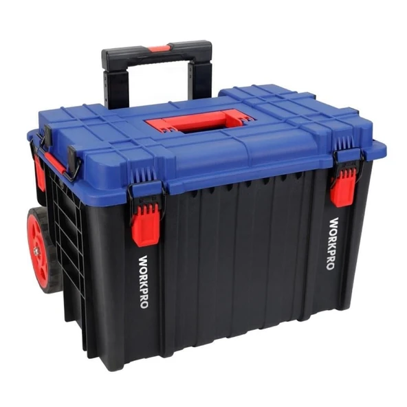 WORKPRO WP283032 Tekerlekli Profesyonel Takım Çantası 54 Lt – 56x44,2x50 cm Kilitli Büyük Boy ürün görseli 1