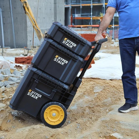 CAT DA41005 HYPER STACK 3’Lü Tekerlekli Kilitli Takım Çantası Seti - Resim 4