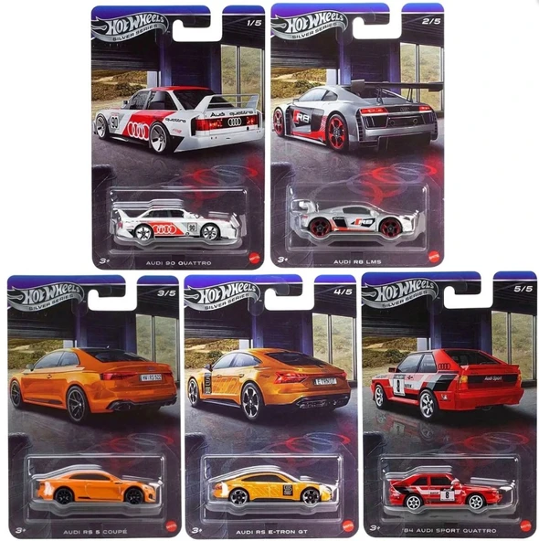 Hot Wheels Silver Series Audi 5'li Set GRT01-979Q ürün görseli 1