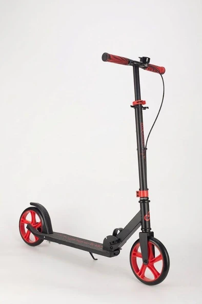 Cool Wheels 8 + Yaş Frenli Scooter / Siyah-kırmızı ürün görseli 1