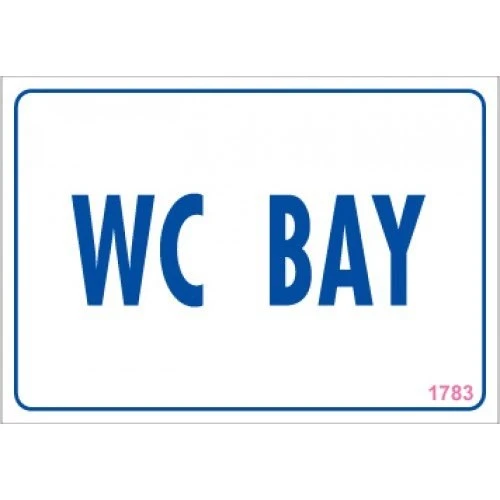 Pvc Levha quot;WC Bay quot;17,5*25 cm ürün görseli 1