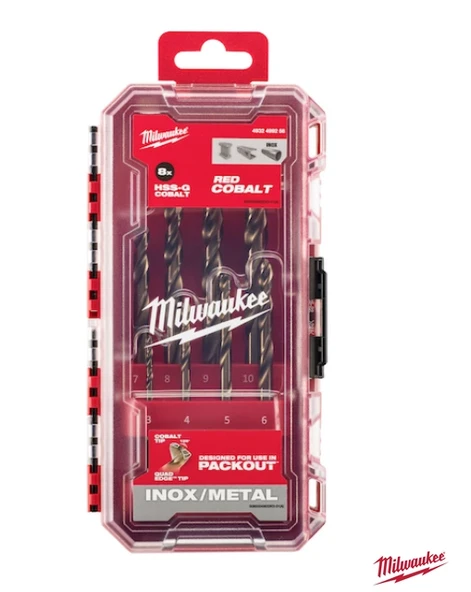 Milwaukee Metal Matkap Ucu Hss-G Cobalt 8 Parça 4932499256 ürün görseli 1