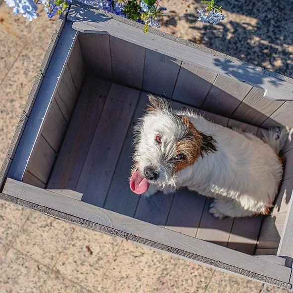 Ferplast Argo 60 Ahşap Köpek Kulübesi - Resim 5
