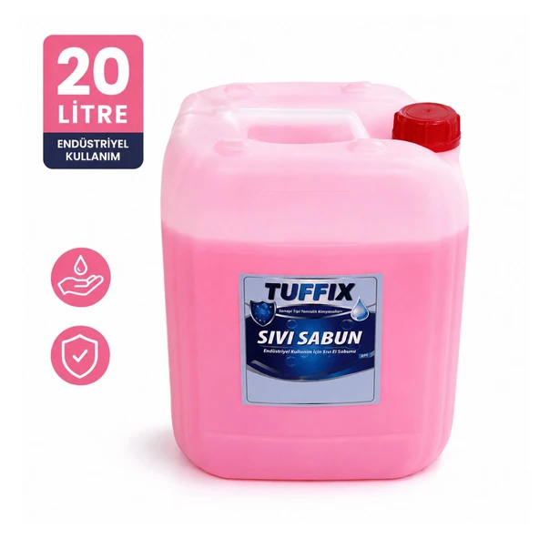 Tuffix 20 Litre Endüstriyel Sıvı El Sabunu / Yoğun Kullanıma Uygun Ekonomik Sıvı Sabun ürün görseli 1