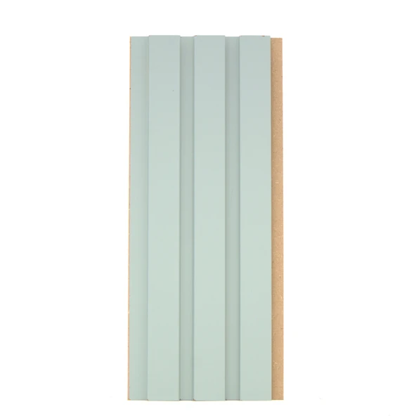 RMZ Door Vesta 12mm 12,5x280 cm İpeksi Doku Soft Su Yeşili Mdf Duvar Paneli ürün görseli 1