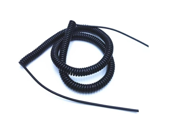 2 Damarlı Yaylı Spiral Kablo 2.5m 24AWG ürün görseli 1