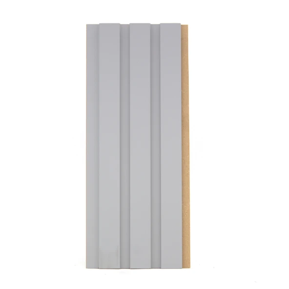 RMZ Door Vesta 12mm 12,5x280 cm İpeksi Doku Soft Gri Mdf Duvar Paneli ürün görseli 1