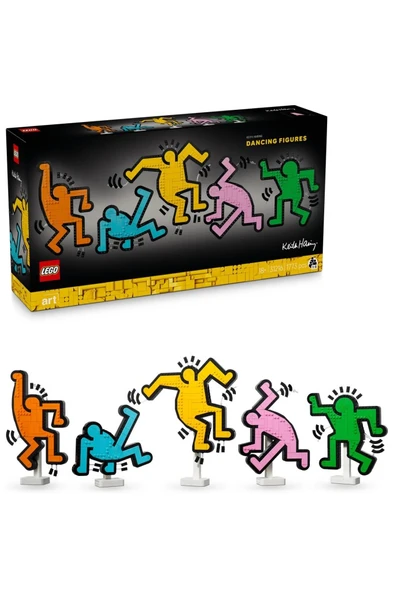 LEGO Art Keith Haring – Dans Eden Figürler 31216 - 18+ Koleksiyonluk Model Yapım Seti (1773 Pr) ürün görseli 1