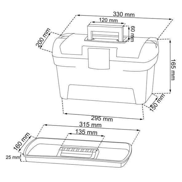 Keter Herobox 13'' Takım Çantası - Resim 2