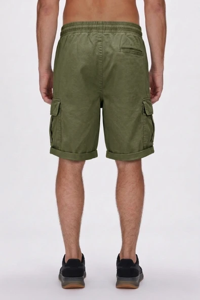 Bad Bear Lesse Thyme Short Erkek Yeşil Şort - Resim 3