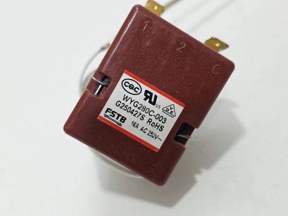 Universal Fırın Termostatı 220V 16A - Resim 2