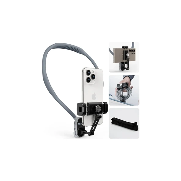 Telesin Cep Telefonu Neck Mount - Resim 2