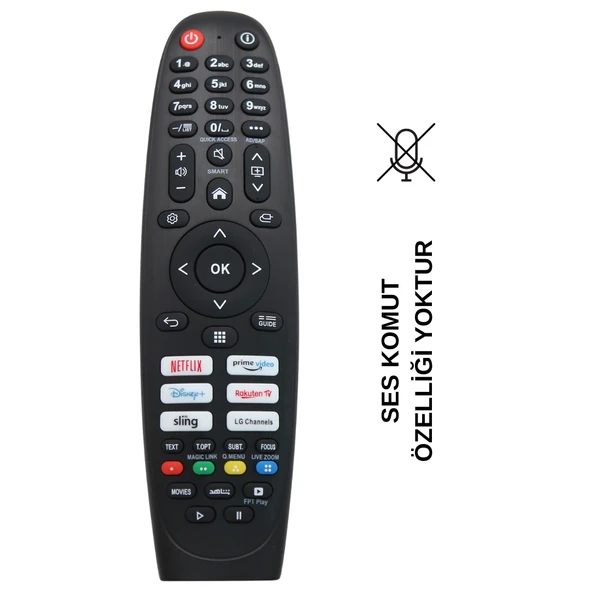 (SES KOMUTSUZ)  HUAYU RM-L1888 LG UNIVERSAL LCD LED TV KUMANDA ürün görseli 1