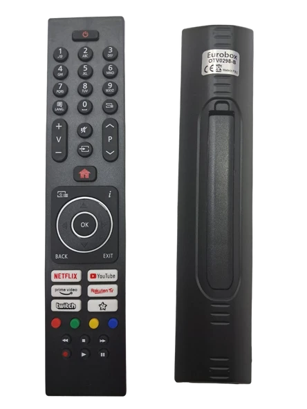 VESTEL NETFLIX-PRIME VIDEO-YOUTUBE-TWITCH TUŞLU DİKDÖRTGEN KALIP LCD LED TV KUMANDA ürün görseli 1