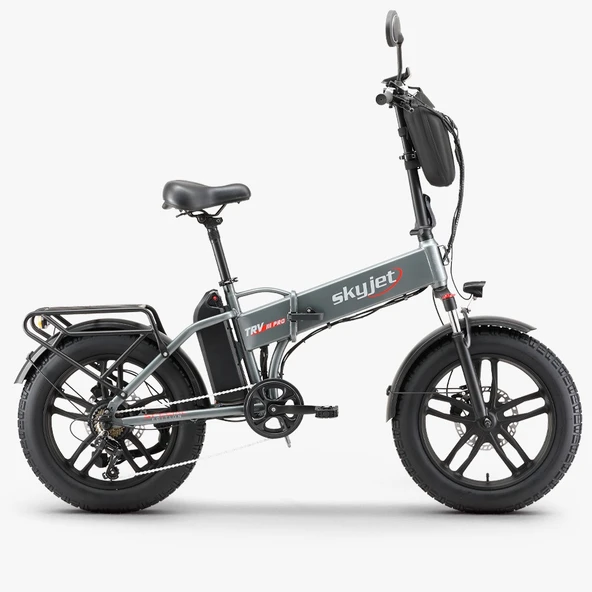 SKYJET TRVIII PRO 1000W ELEKTRİKLİ BİSİKLET AYNA ÇANTA VE EL GAZI HEDİYELİ ürün görseli 1