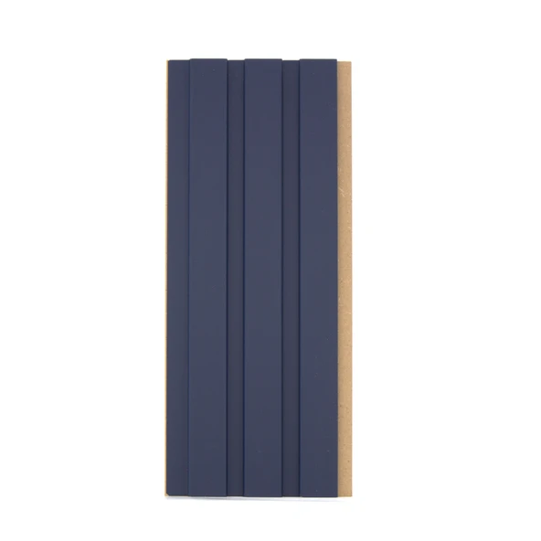 RMZ Door Vesta 12mm 12,5x280 cm İpeksi Doku Soft Parlament Mavi Mdf Duvar Paneli ürün görseli 1