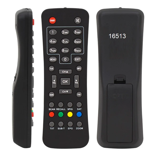AMSTRAD-KAWAİ MİNİ TELETEXLİ*AMSTRAD*KAWAİ*CİTYBOX*DİGİPOL SD UYDU KUMANDASI ürün görseli 1