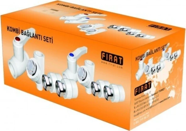 Kombi Bağlantı Seti 8 Parça Düz ürün görseli 1