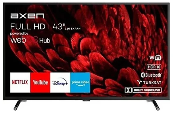 Axen AX43DIL540 Full HD 43" 109 Ekran Uydu Alıcılı webOS Smart LED TV (TEŞHİR) ürün görseli 1