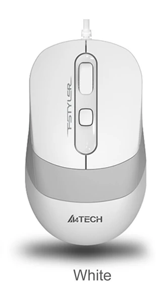 A4 Tech Fm10 Usb Fstyler Beyaz Optik 1600 Dpı Mouse - Resim 2