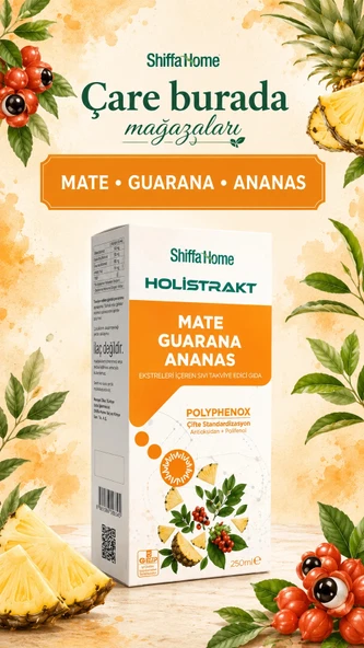 HOLİSTRAKT - Mate & Guarana & Ananas  İçeren Sıvı Ekstrat 250 Ml (Krom & Yeşilçay) ürün görseli 1