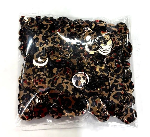 Çanta Aksesuar Leopar Renk 1 Cm Pul 40 Gr ürün görseli 1