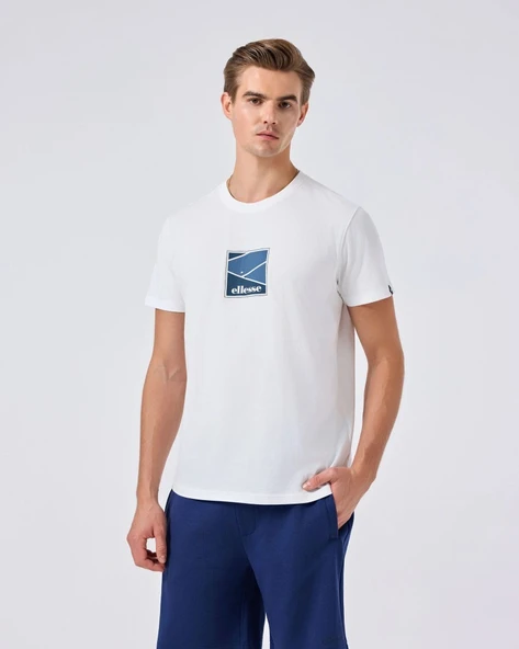 Ellesse 6SM5025-OF Erkek Tişört - Kırık Beyaz ürün görseli 1